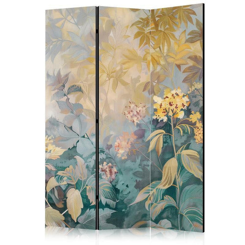Paravento - Tapestry Pattern With Meadow and Flowers - Kilim With Spring Motif