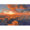 Carta da parati - When Dawn Tickles the Clouds: A Spectacle of Colors on the Morning Sky