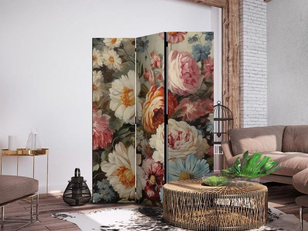 Paravento - Scent of Nature - Beautiful Garden Flowers in Pastel Colors