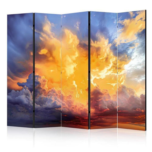 Paravento - Beautiful Sunset - Clouds in Warm Tones