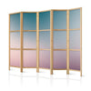 Paravento giapponese - Nostalgic Gradient - Gradient Composition in Muted Colors