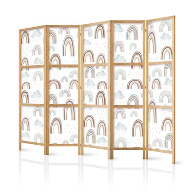 Paravento giapponese Arcobaleno magico 5 ante