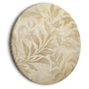 Quadro rotondo - Botanical Motif with Leaves and Vines in Sand Colors