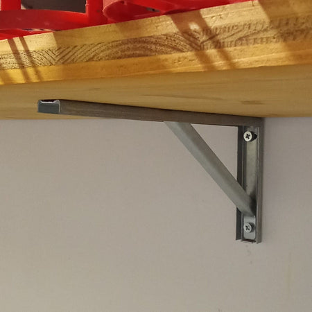 Reggimensola staffa zincata robusta da 50cm