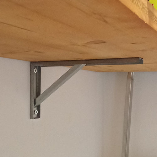 Reggimensola staffa zincata robusta da 30cm