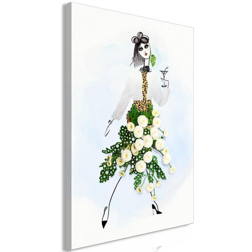 Quadro - Herbal Girl (1 Part) Vertical
