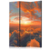 Paravento - When Dawn Tickles the Clouds: A Spectacle of Colors on the Morning Sky