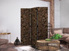 Paravento - Dense Vegetation - Botanical Patterns in Illustrative Style Brown