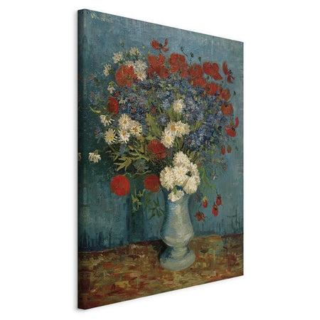 Quadro - Vase With Cornflowers and Poppies