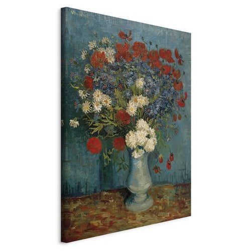 Quadro - Vase With Cornflowers and Poppies