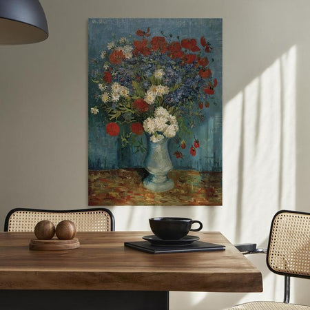 Quadro - Vase With Cornflowers and Poppies