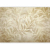 Carta da parati - Botanical Motif with Leaves and Vines in Sand Colors