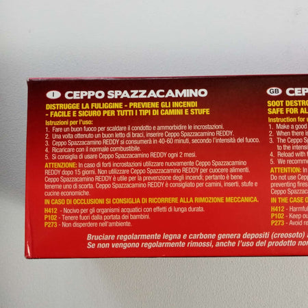 Ceppo tronchetto legno spazzacamino puliscicamino stufa da 1,0kg circa