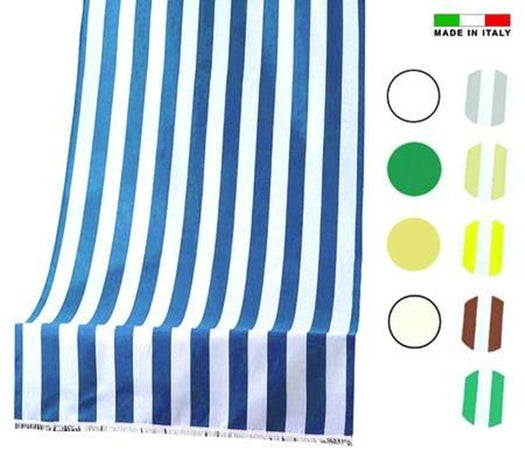 TENDA DA SOLE "RIO" CON TUNNEL CM.140 x cm.250 h in poliestere - bianco/verde
