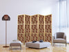 Paravento giapponese Figure tribali 5 ante