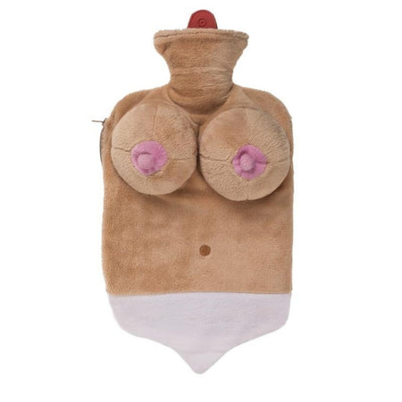Borsa dell'acqua calda peluche a forma di seno