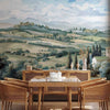Carta da parati - Landscape with Green Fields and Trees Tuscan Sunny View