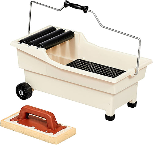 RAIMONDI --VASCHETTA LAVAGGIO PULIRAPID LT.20 KIT GRIGLIA 3 RULLI E 1 FRATTONE