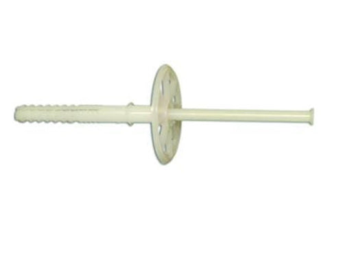 TASSELLO ESPANSIONE IN PE HD +CHIODO BIANCO CAPPOTTO TERMICO-ø mm.58x180h PZ 250