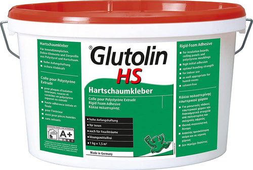 COLLANTE PER POLISTIROLO ESTRUSO GLUTOLIN HS -- 8 KG FER-446631