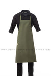 Grembiule Pettorina Boutique Verde Militare