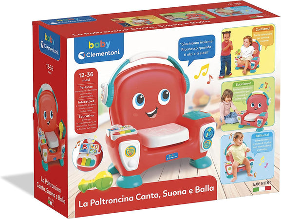 Baby Clementoni - Poltroncina Canta Suona e Balla