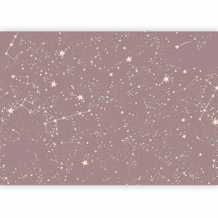 Carta da parati - Night Sky - Artistic Constellations and Stars in Pastel Shades