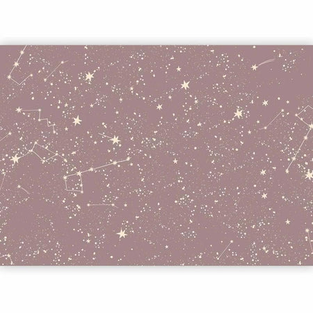 Carta da parati - Night Sky - Artistic Constellations and Stars in Pastel Shades