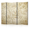 Paravento - Botanical Motif with Leaves and Vines in Sandy Colors