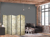 Paravento - Botanical Motif with Leaves and Vines in Sandy Colors