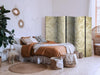 Paravento - Botanical Motif with Leaves and Vines in Sandy Colors