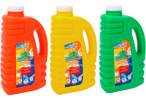 Bolle di Sapone 1000ml ricarica 3 colori