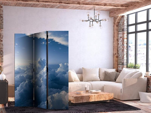 Paravento - Aerial Landscapes: Rays Illuminating Fluffy Cloud Formations