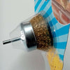 PG art. 48500 da 70mm spazzola a tazza in filo d'acciaio per sverniciare