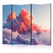 Paravento - Twilight Spectacle: Clouds in Shades of Pink and Purple