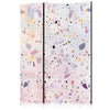 Paravento - Terrazzo in Confetti Style - Violet-Pink - Colorful Pattern