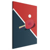 Quadro - Table Tennis - Racket and Ball on the Table