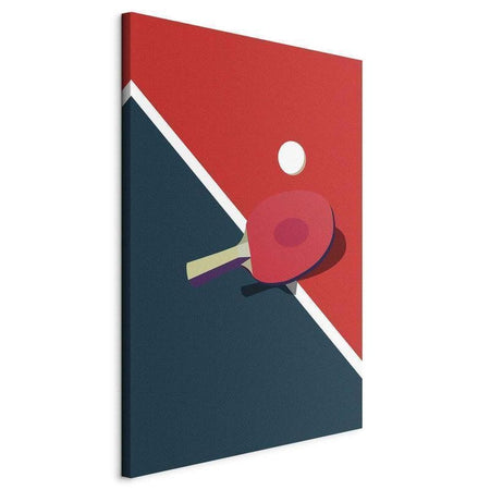 Quadro - Table Tennis - Racket and Ball on the Table