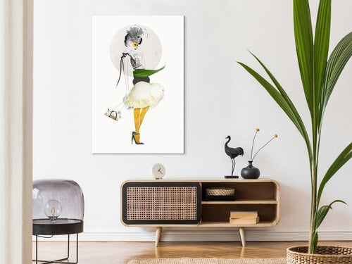 Quadro - Yellow Stocking (1 Part) Vertical
