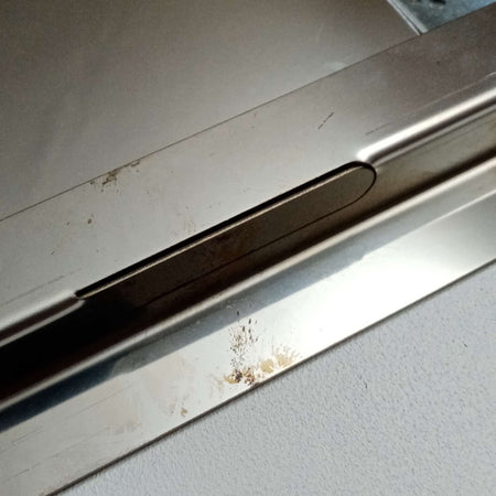 Sportello portello porta inox per chiusura nicchia contatore gas