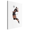 Quadro - Volleyball Player on a White Background - Illustration