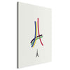 Quadro - Eiffel Tower - Colorful Graphics - Abstraction