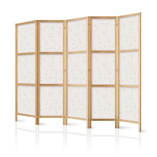 Paravento giapponese - Star Map - Delicate Constellations in Warm Shades