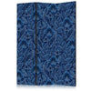 Paravento - Dense Vegetation - Botanical Patterns in Illustrative Style Blue