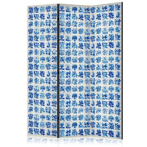 Paravento - Ceramic Tiles - Traditional Portuguese Blue Tiles Azulejos