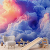 Carta da parati - Clouds Like Painted: Artistic Brushes of Dawn Painting the Sky