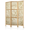 Paravento giapponese - Botanical Motif with Leaves and Vines in Sandy Colors