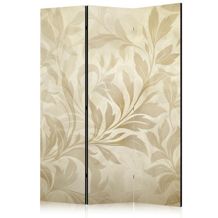 Paravento - Botanical Motif with Leaves and Vines in Sandy Colors