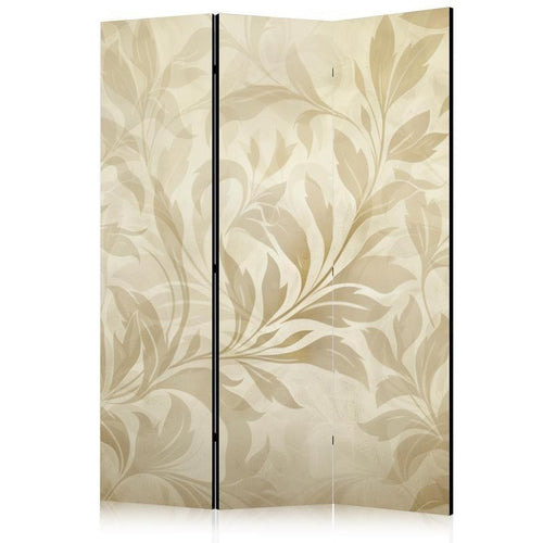 Paravento - Botanical Motif with Leaves and Vines in Sandy Colors