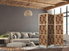 Paravento giapponese Figure tribali 3 ante